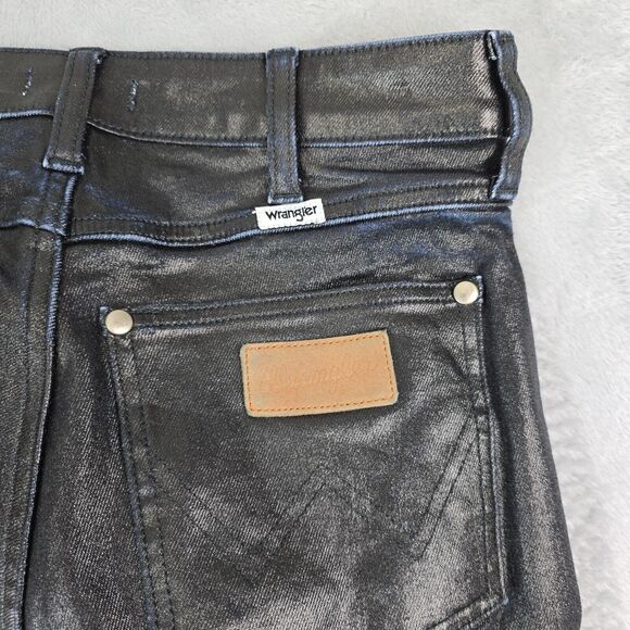 Wrangler Black Straight Leg Jeans - Picture 5 of 11